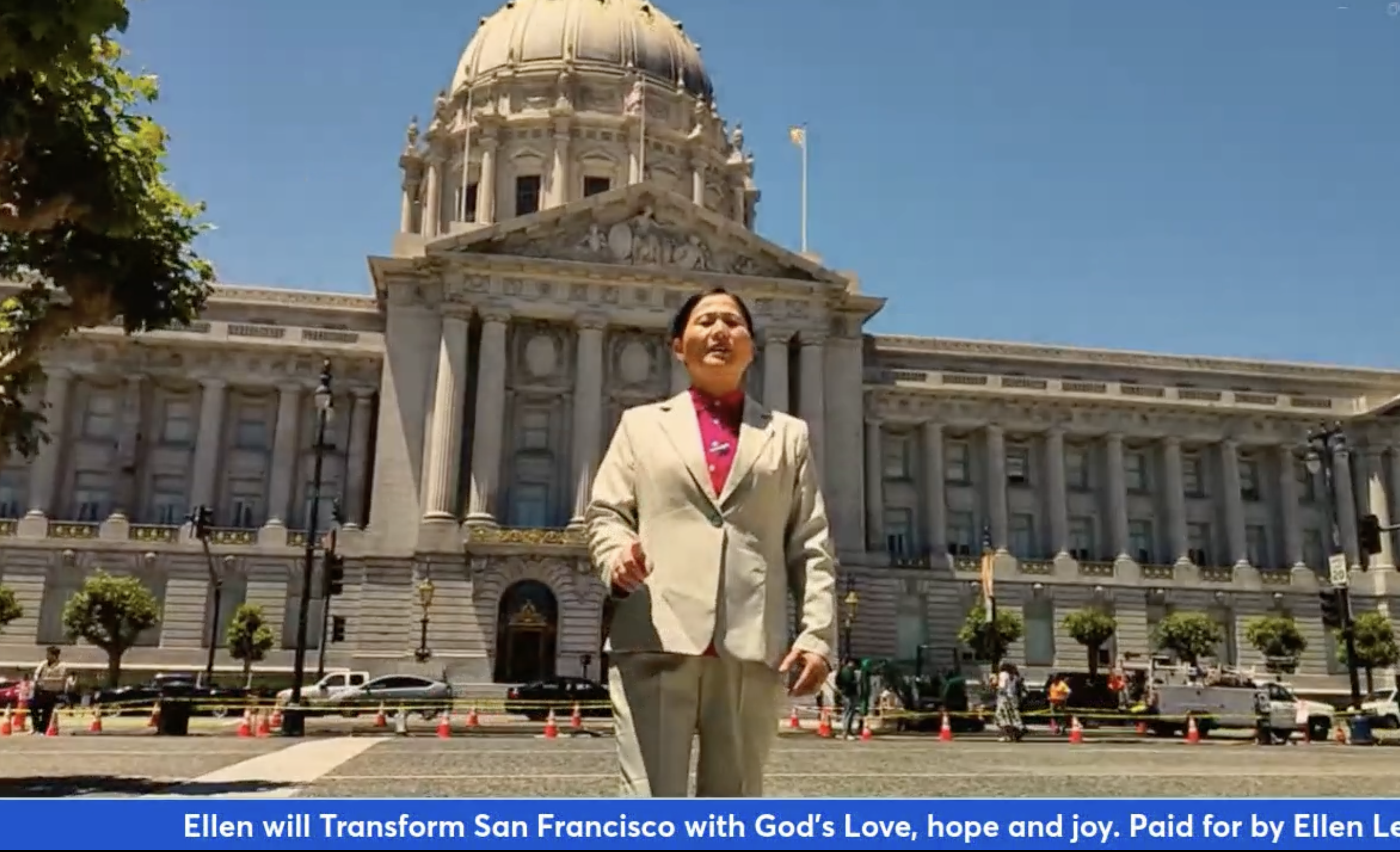 Ellen will Transform San Francisco with God's Love, hope and joy?