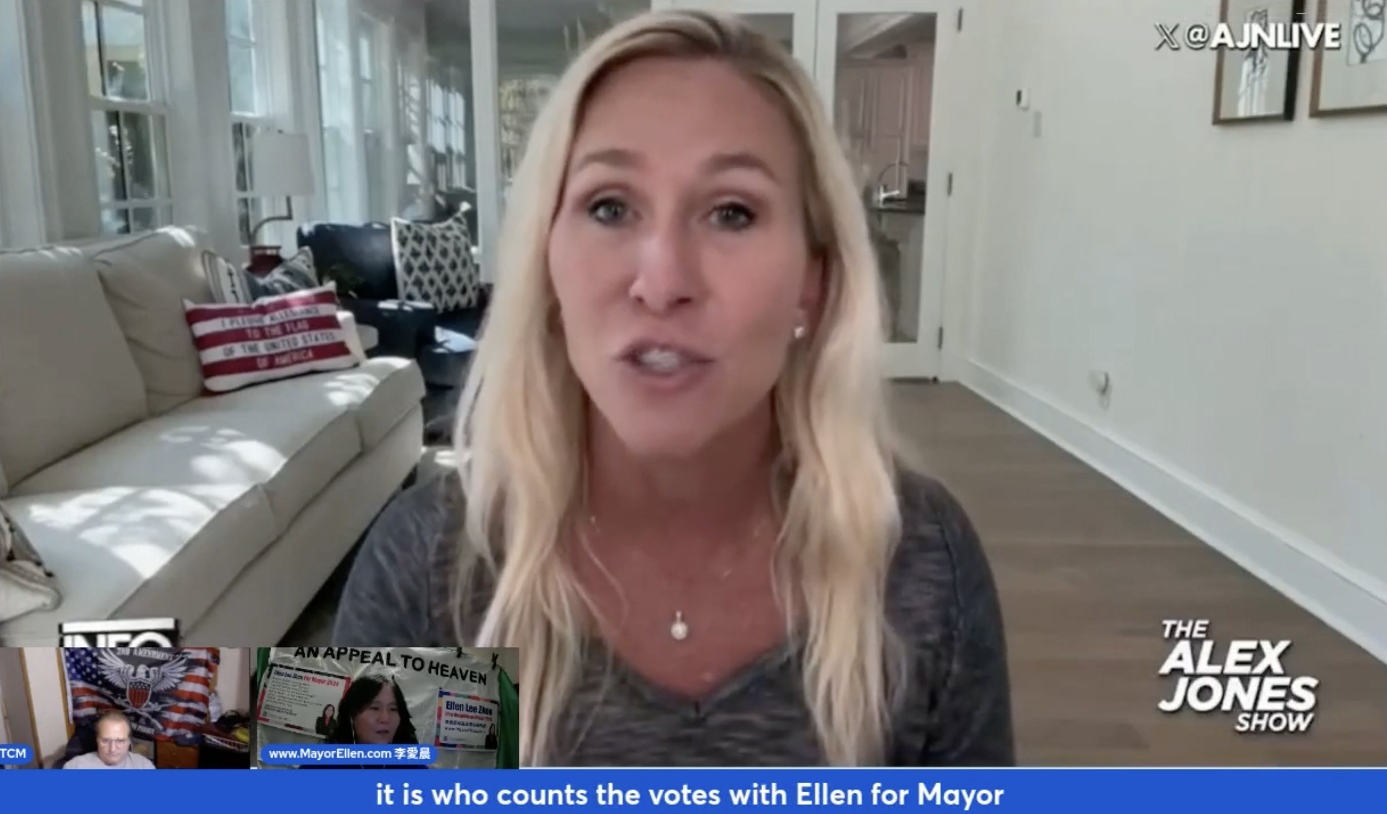 it is who counts the votes with Ellen for Mayor